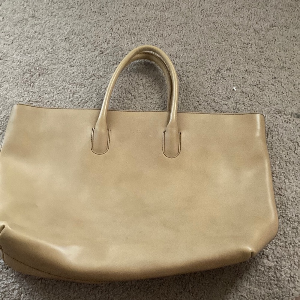 Genuine leather furla tote bag